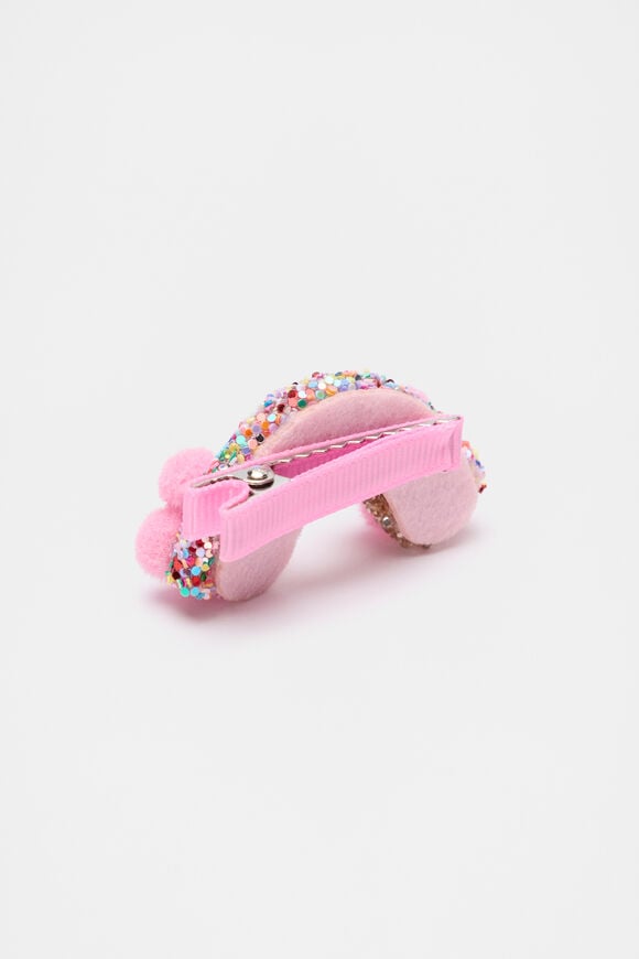 Rainbow Glitter Duck Clip  Multi  hi-res