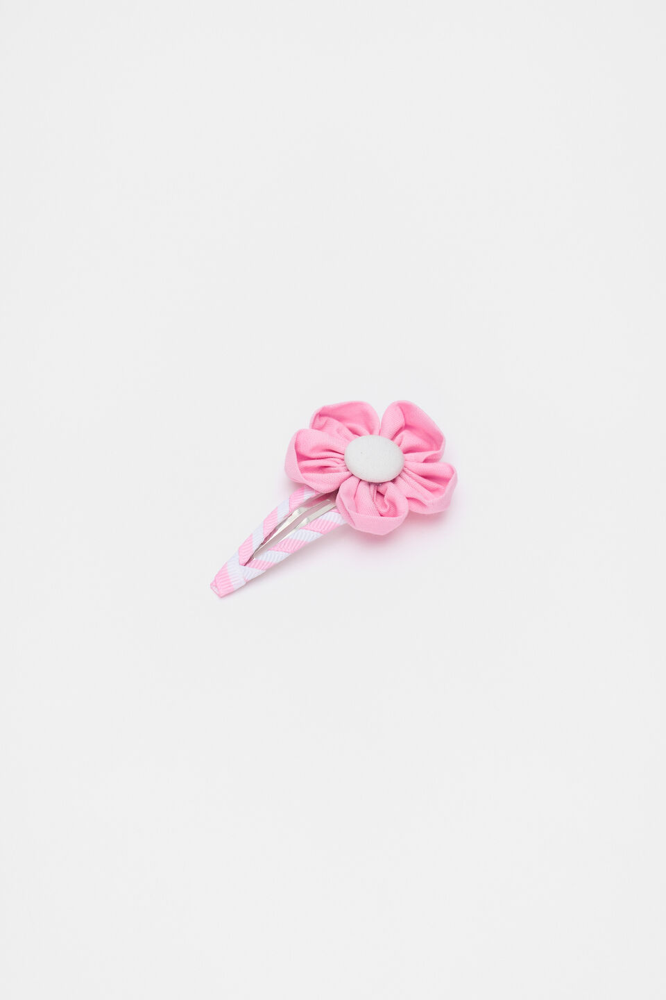 Poplin Flower Snap  Candy Pink
