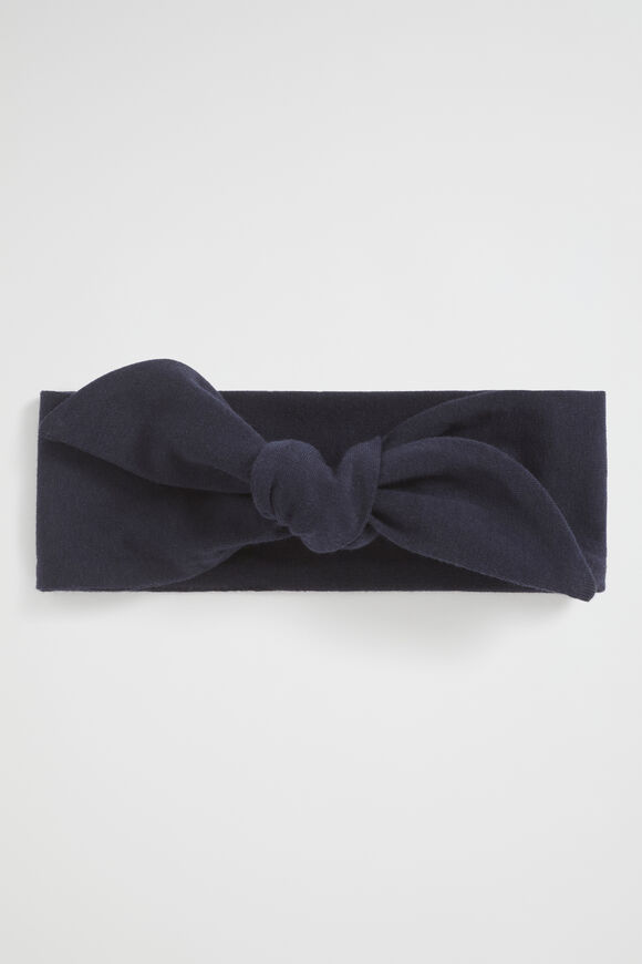 Fabric Headband  Navy  hi-res