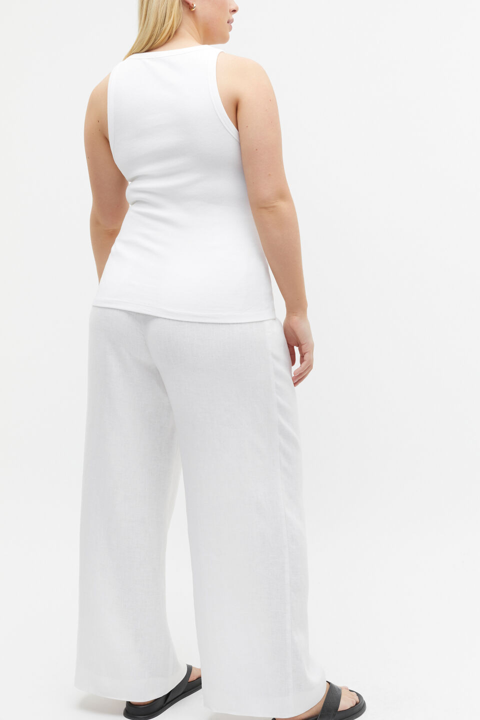 Heritage Rib Tank  Whisper White