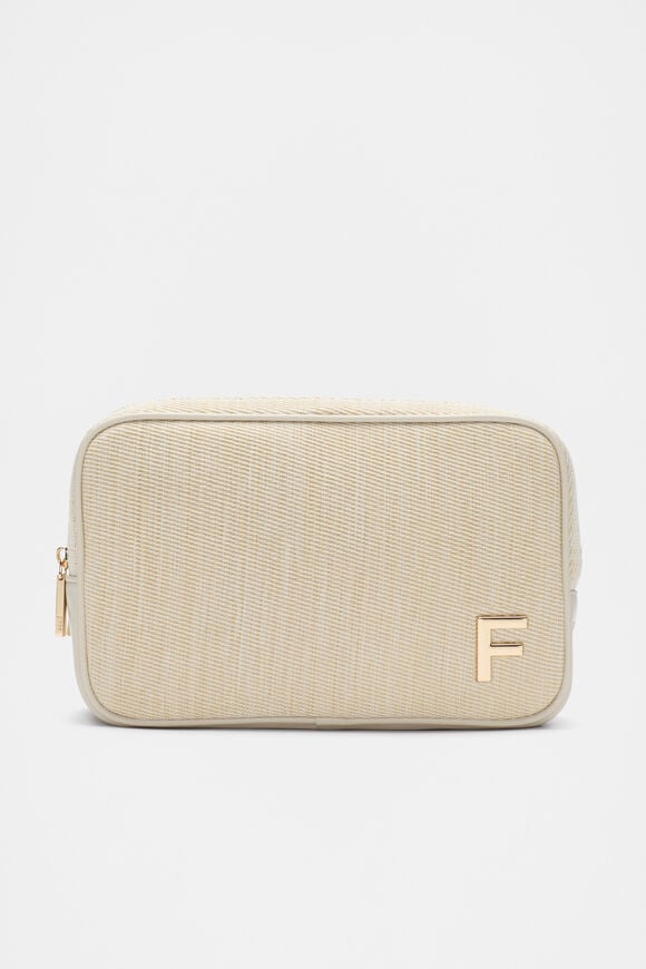 Initials Make Up Bag  F  hi-res