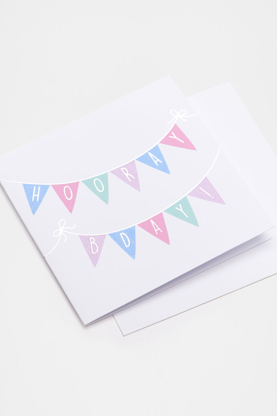 Bunting Bday Card  Multi