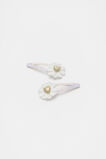 Felt Flower Glitter Snaps  Canvas  hi-res
