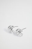 Multi Hoop Stud  Silver  hi-res