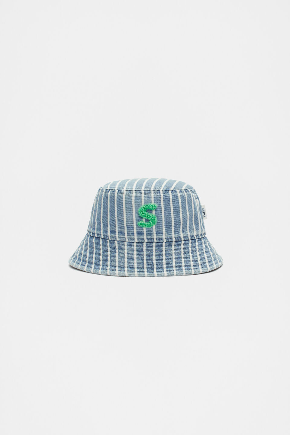 Initial Stripe Sun Hat  S