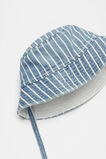 Initial Stripe Sun Hat  S  hi-res