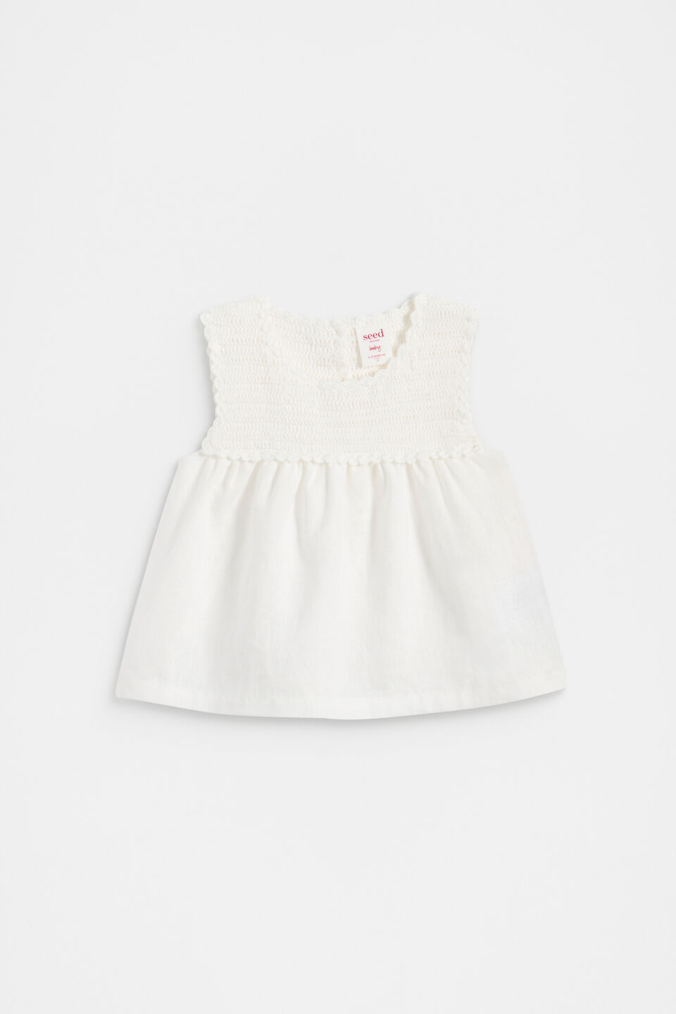 Crochet Linen Top  Canvas