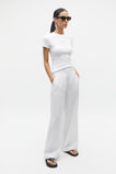 Australian Cotton Rib Tee  Whisper White  hi-res
