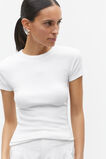 Australian Cotton Rib Tee  Whisper White  hi-res