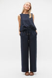 Core Linen Shell Top  Twilight Blue  hi-res