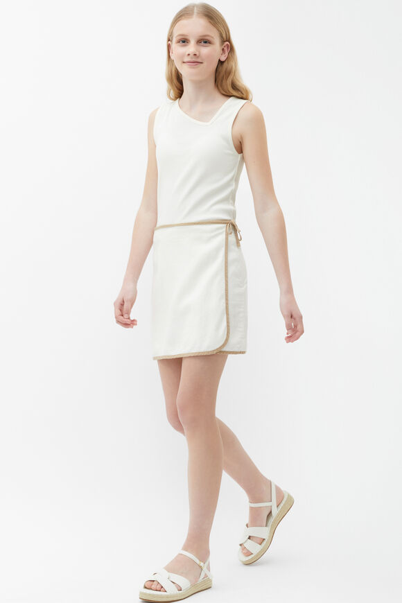 Asymmetric Rib Tank  Marshmallow  hi-res
