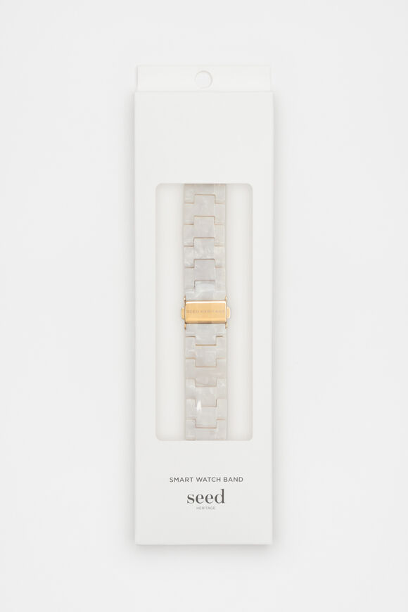 Resin Smart Watch Band  Ivory  hi-res