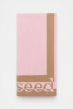 Logo Knit Blanket  Petal Pink  hi-res