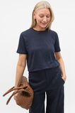 Linen Neat Tee  Twilight Blue  hi-res