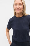 Linen Neat Tee  Twilight Blue  hi-res