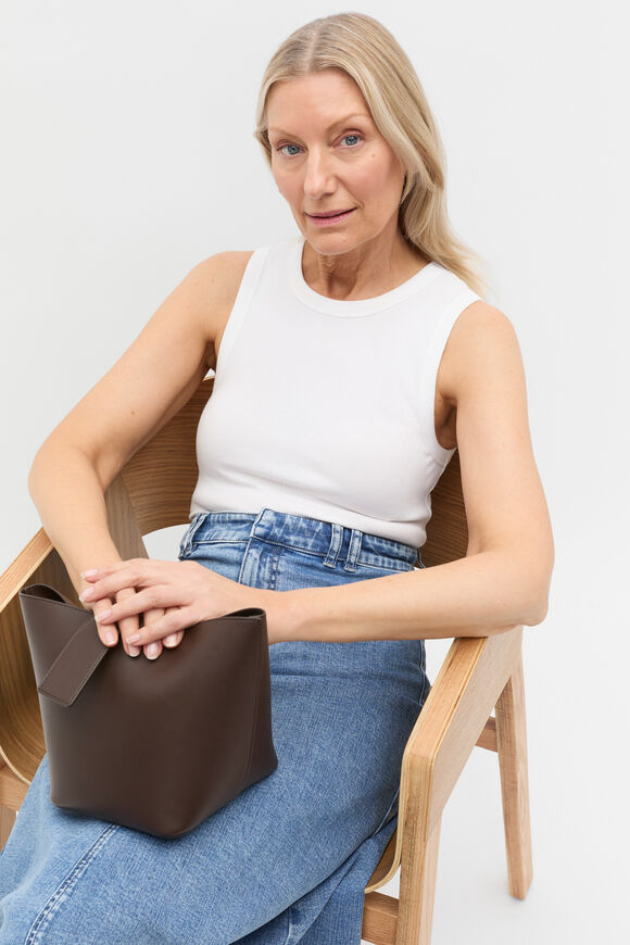 Core Australian Cotton Rib Tank  Whisper White  hi-res