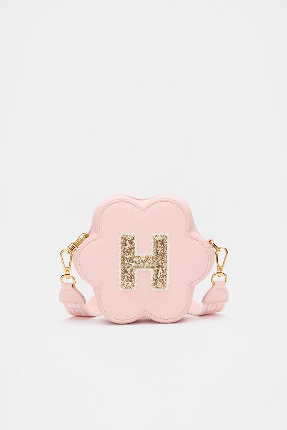 Flower Initial Bag  H  hi-res