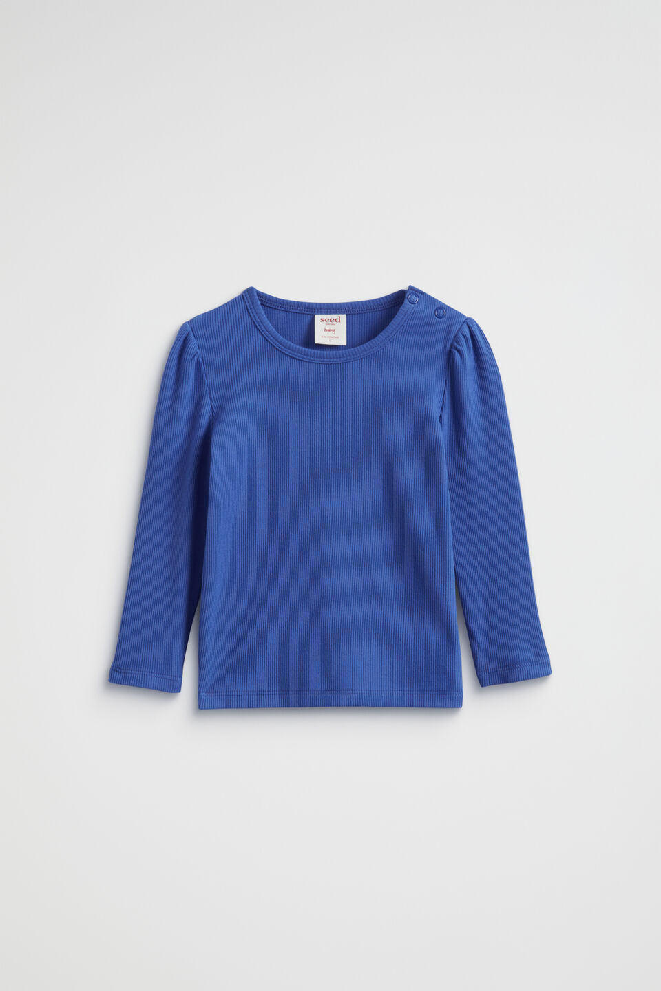 Core Rib Tee  Cobalt Blue