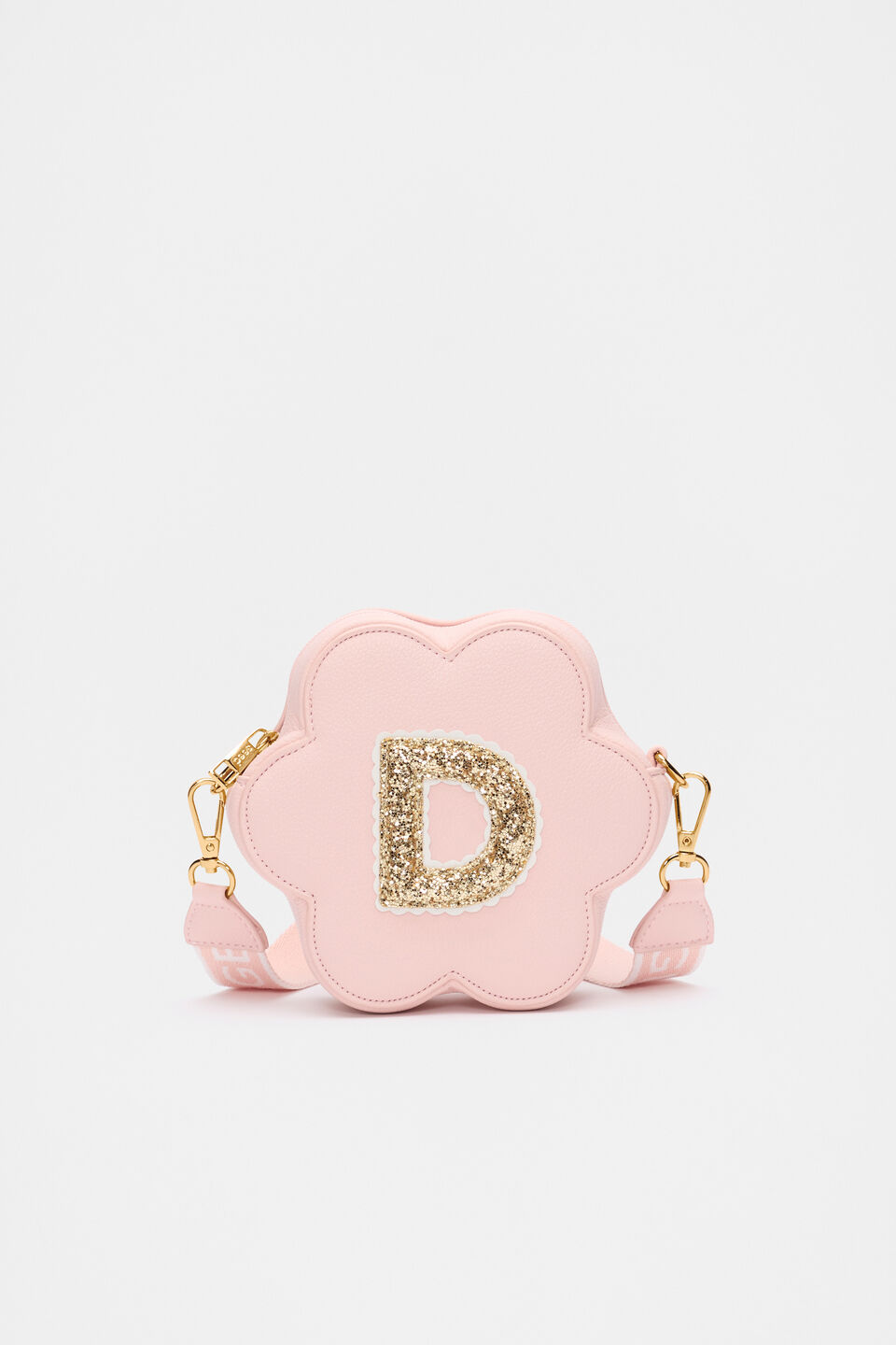 Flower Initial Bag  D
