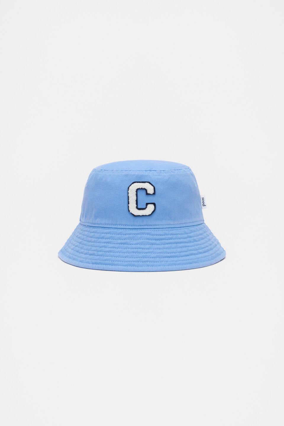 Blue Initial Bucket Hat  C