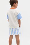 Colourblock Logo Tee  Classic Cream  hi-res