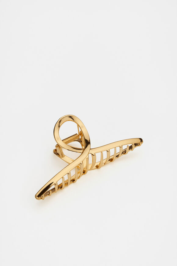 Loop Hair Claw  Gold  hi-res