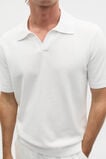Boucle Knit Trophy Polo  Vintage White  hi-res
