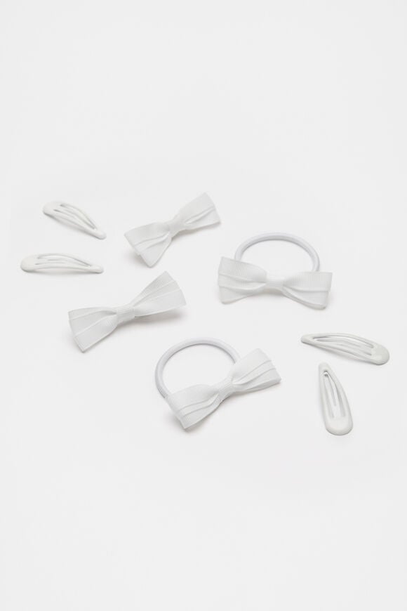 Back To School Hair Set  White  hi-res