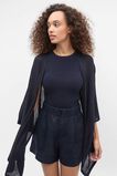 Fine Knit Poncho  Twilight Blue  hi-res