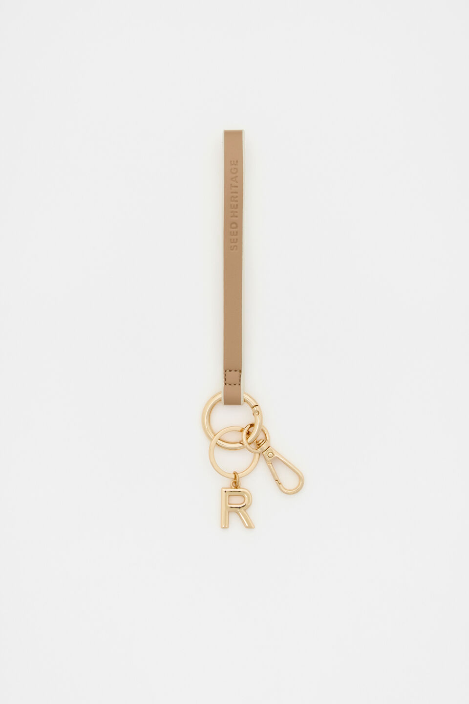 Soft Beige Wrist Letter Strap  R
