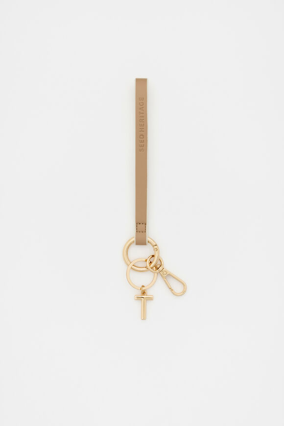 Soft Beige Wrist Letter Strap  T  hi-res