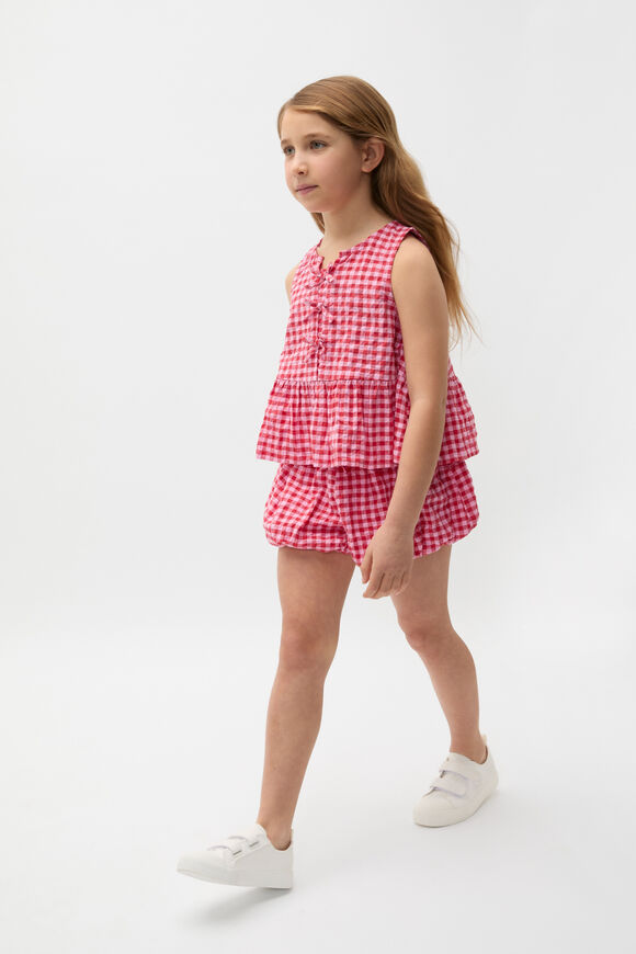 Gingham Bubble Short  Multi  hi-res