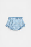 Floral Denim Bloomer  Light Wash  hi-res