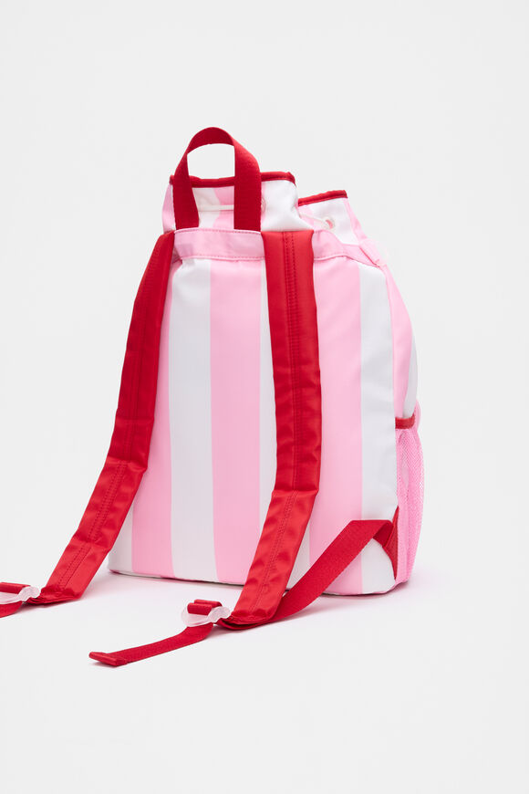 Swim Backpack  Candy Pink Stripe  hi-res