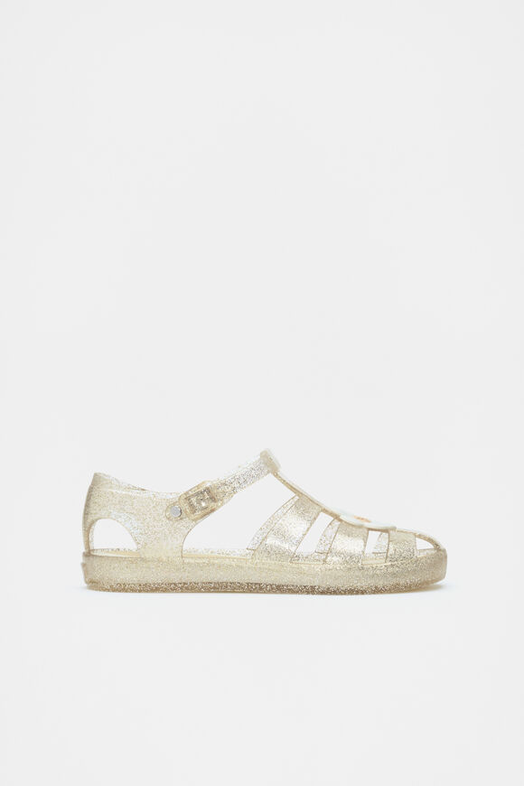 Daisy Jelly Sandal  Gold Glitter  hi-res