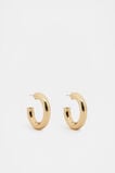 Mid Solid Hoops  Gold  hi-res