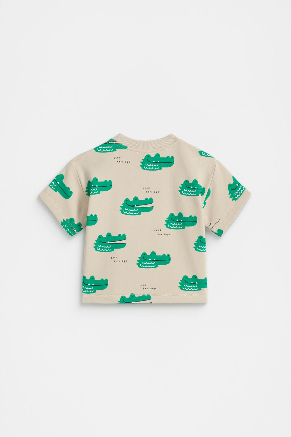 Croc Track Tee  Cool Stone