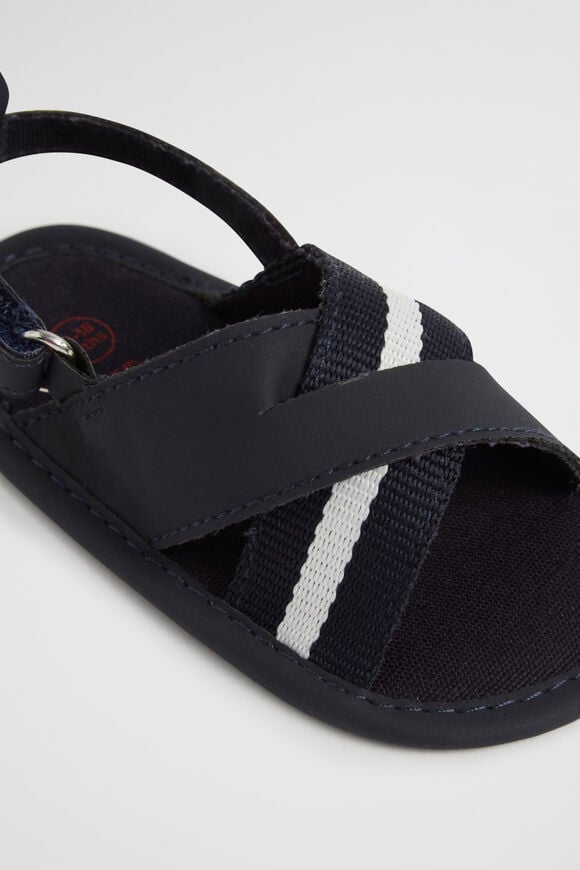 Tape Crossover Sandal  Navy  hi-res