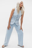 Denim Button Down Vest  Glacier Denim  hi-res