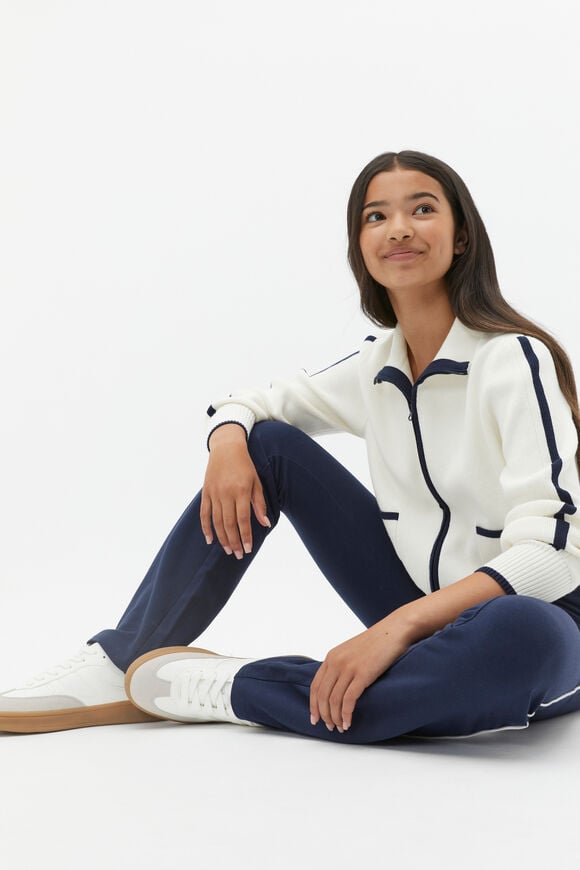 Piped Flare Legging  New Navy  hi-res