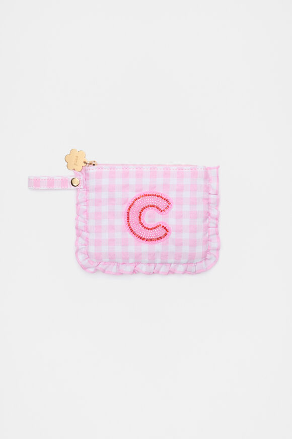 Beaded Initial Purse  C  hi-res