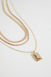 Rectangle Pendant Necklace  Gold  hi-res