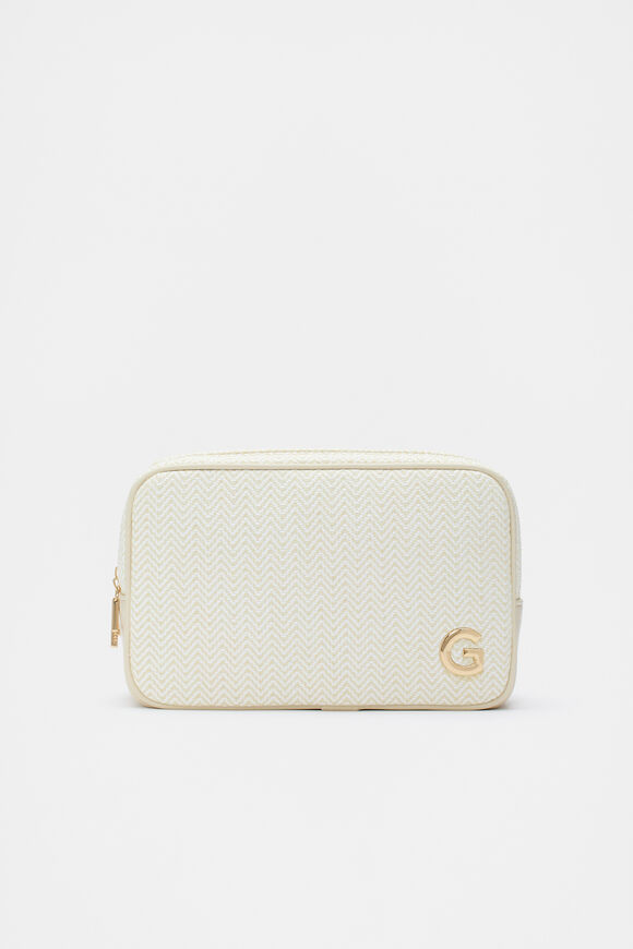 Initials Make Up Bag  G  hi-res