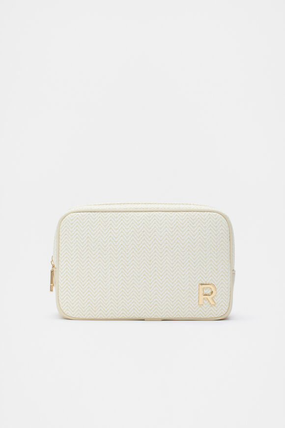 Initials Make Up Bag  R  hi-res