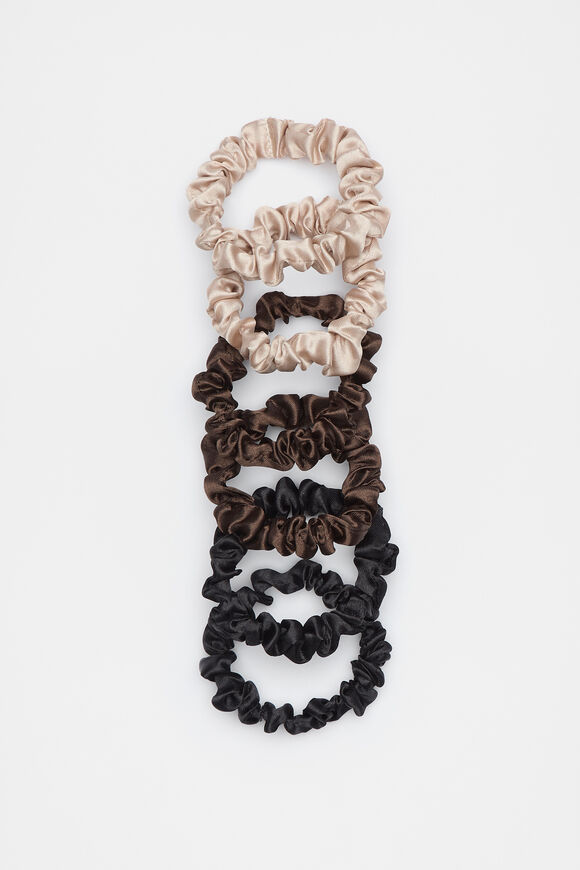 Mini Scrunchie  Iced Latte  hi-res