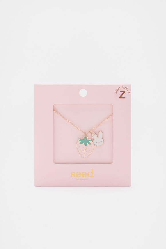 Bunny Initial Necklace  Z  hi-res