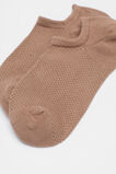 Mini Waffle Sneaker Sock  Nutmeg  hi-res