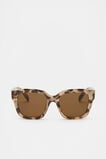 Caitlin Rectangle Sunglasses  Milky Tort  hi-res