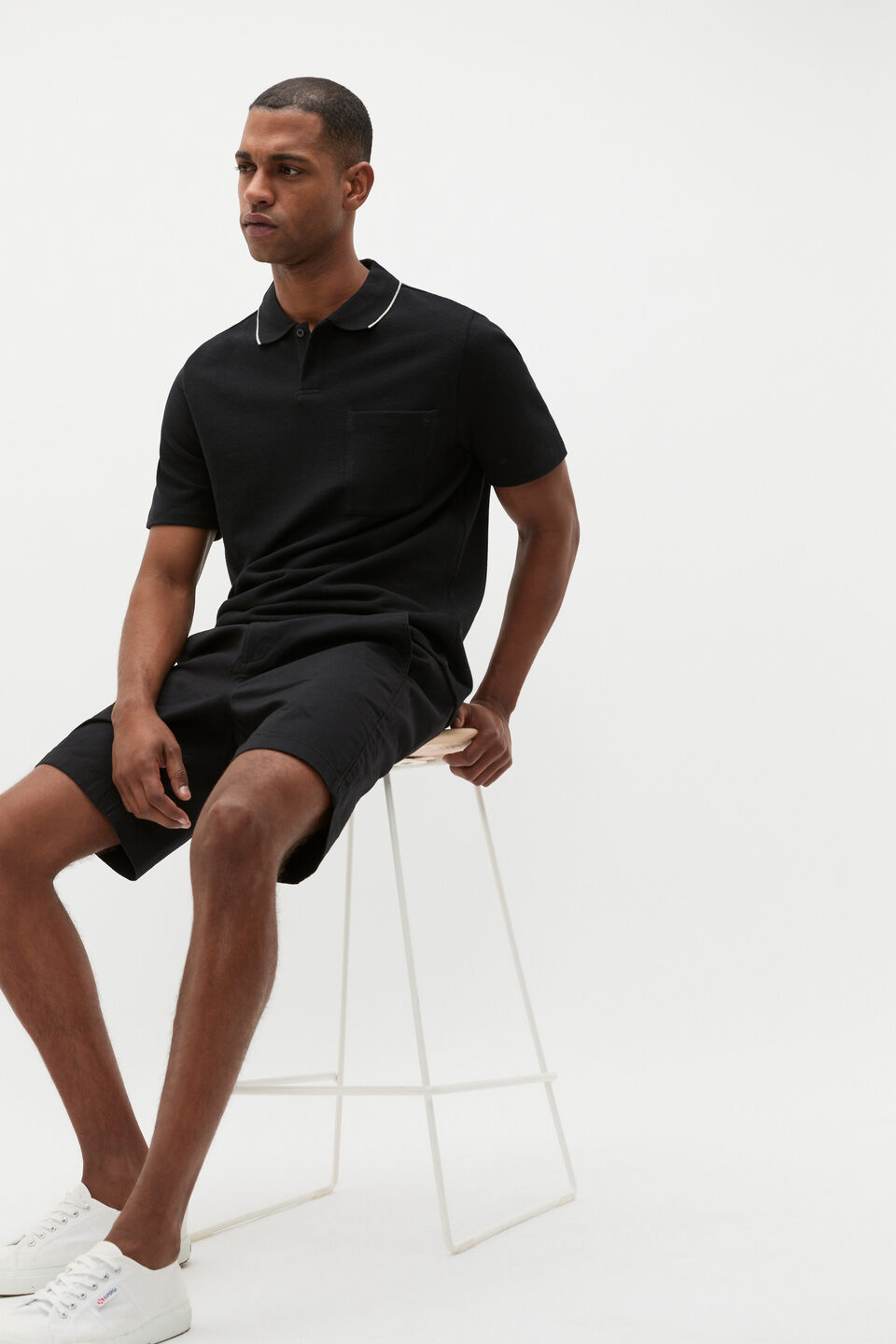 Heritage Chino Short  True Black