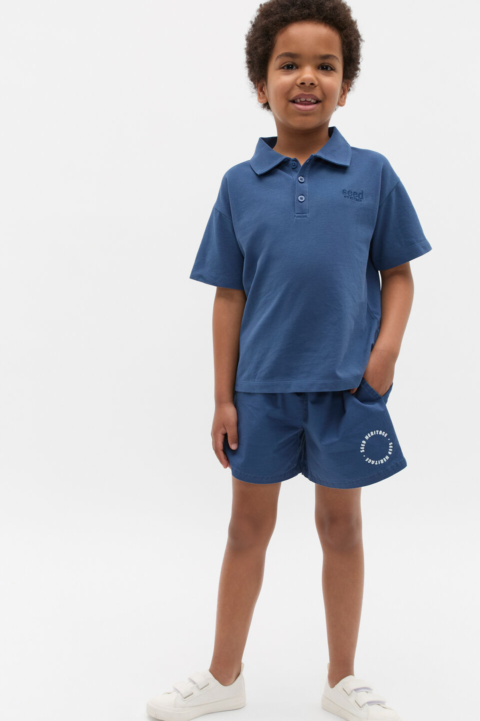 Core Garment Dye Short  Washed Navy